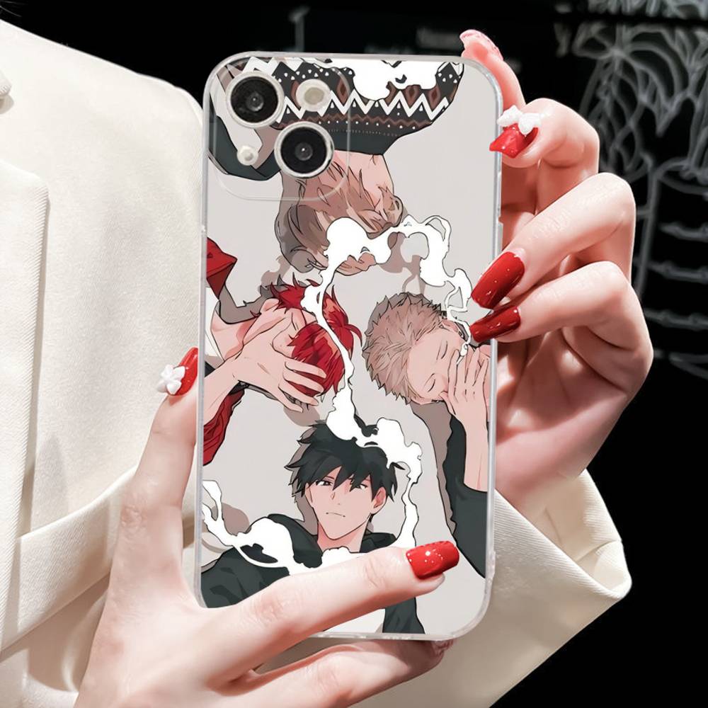 Japanses Cartoon Given Transparent Phone Case For IPhone 17 Air 16 Pro Max 15 14 13 12 11Plus Shockproof Cover