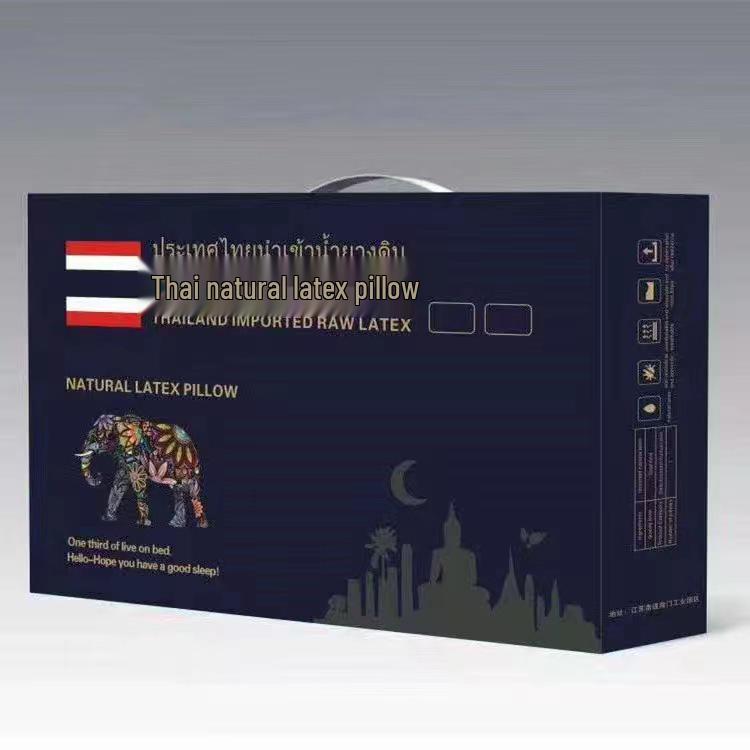 Space Memory Latex Neck Support Pillow - Slow Rebound, Perfect Gift Bundle