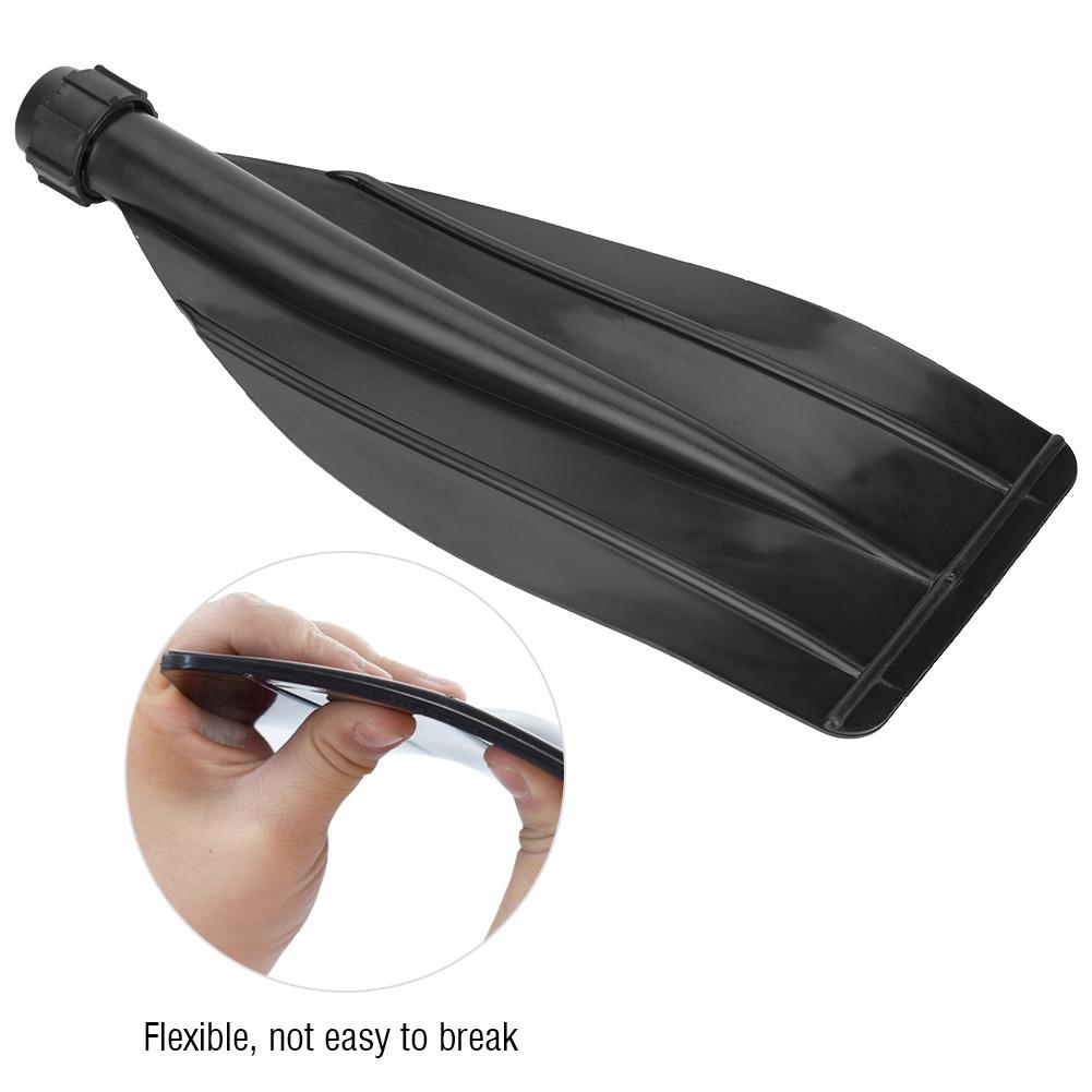 1 Pair Durable Kayak Canoe Paddle Blade Leaf Oar Replacement Accessories Black