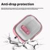 New Coming Transparent Crystal Clear Secure Lock Headphone Earphone Cover For Apple AirPods 4 Pro 3 2 Earphone Case With Hook
