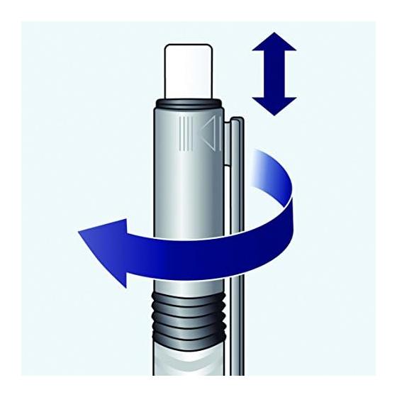 Staedtler Triplus Mikromechanischer Bleistift, 0,5 mm, Ergonomischer Dreikantkörper, Ausziehbarer Radierer, Taschenfreundlich, Metallgriff, Langlebiger Kunststoffkörper