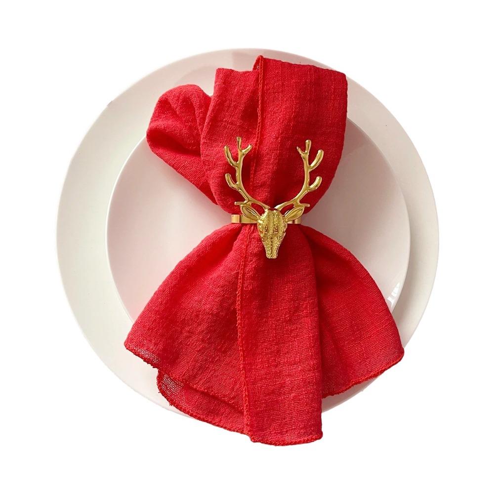 2PCS Soft Cotton Cloth Napkins 42x42cm Gauze Napkins Table Towels Bamboo Knot Napkins Restaurant