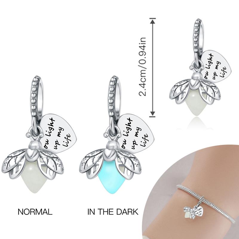 New 925 Silver Charms Bead Safety Chain Bead Fit Original Charms Bracelet Pendant Fine DIY Birthday Jewelry For Women