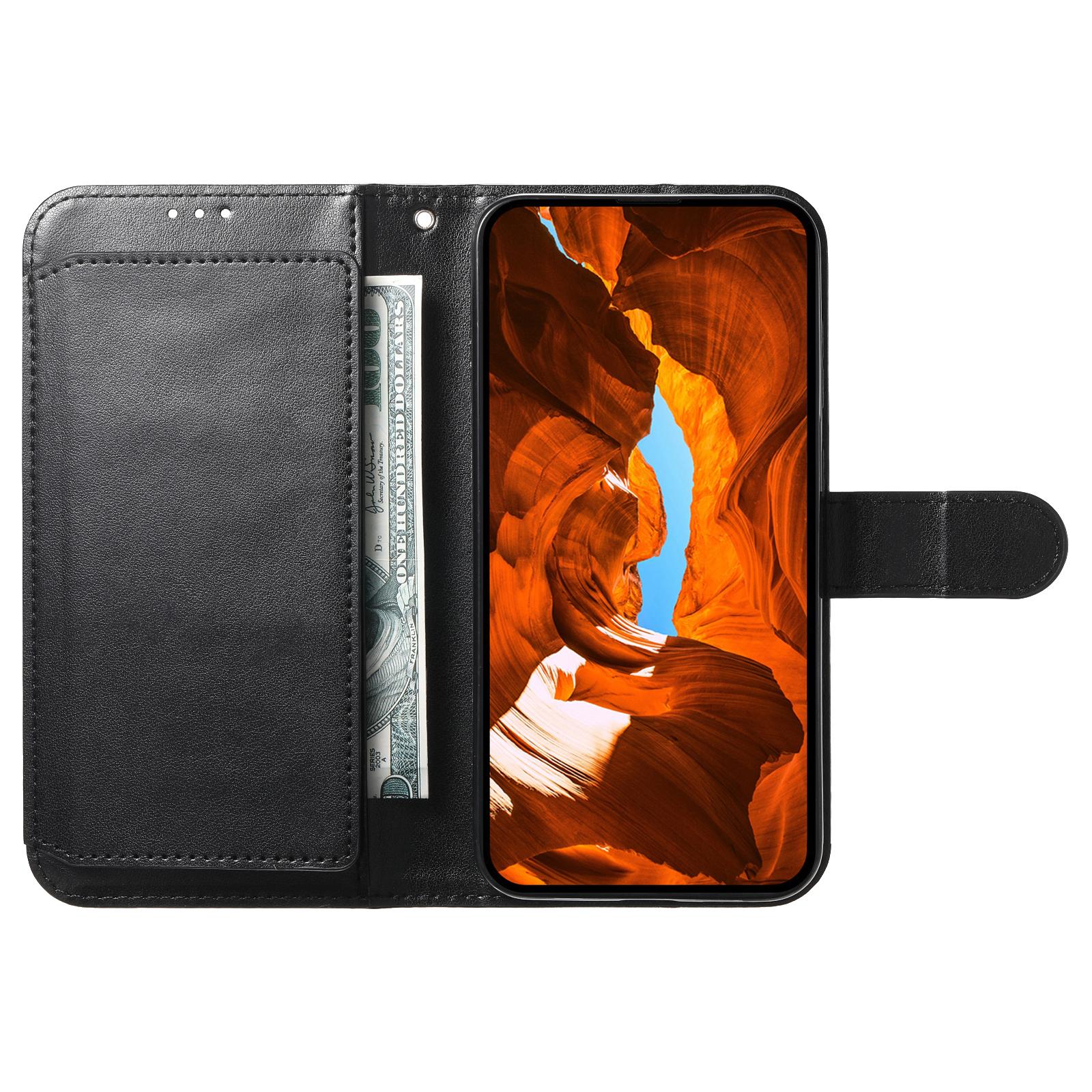 

For iPhone 16 Wallet Phone Case with 8 Card Slot Stand PU Leather Folio Flip Cover Purple