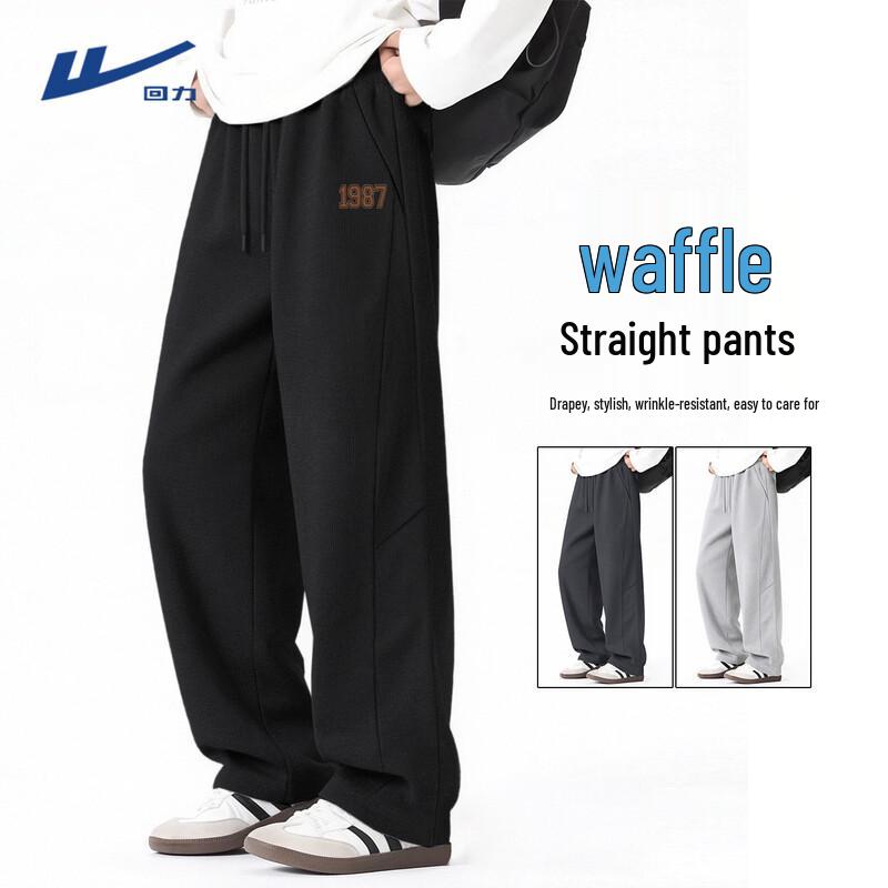Warrior Men s Waffle Straight-Leg Casual Sport Pants L