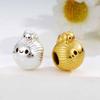 Sterling Silver 999 Dandelion Chinese Herbal Loose Beads for DIY Jewelry Making
