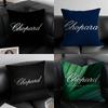 Classic Beautiful Lotus In Summer Pillow Case Anti-dustmite Pillowcase Invisible Zipper Silky Short Plush Sofa Cushion Cover