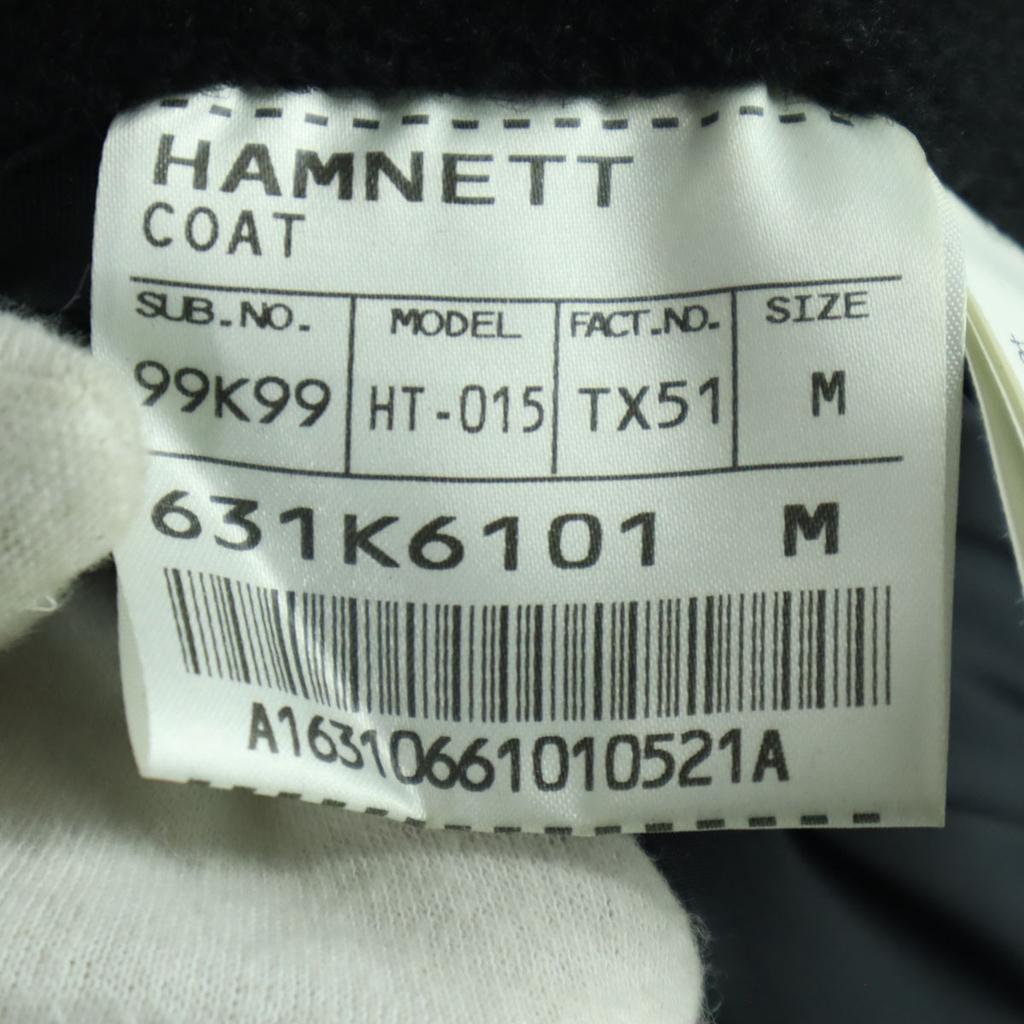 HAMNETT Stand collar coat M black Men's Used