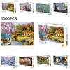 Village 1000 Pieces Jigsaw Puzzles Educational Puzzle Toy For Adults Kids Gifts