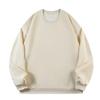 2026 Unisex Pure Cotton Sweatshirt - Casual Loose Fit, Round Neck, Long Sleeve, Spring/Autumn Fashion Bestseller