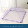 Food Cover Dust Cover Transparent Vegetable Foldable Anti-mosquito Rectangle Outdoor Picnic Table Fly Proof Dish Cover