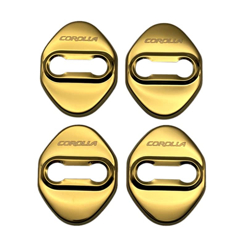 TADOKAPATU KL-MGXJ Toyota Corolla 210 Series Striker Cover Door Lock Cover Plating Accessories Interior