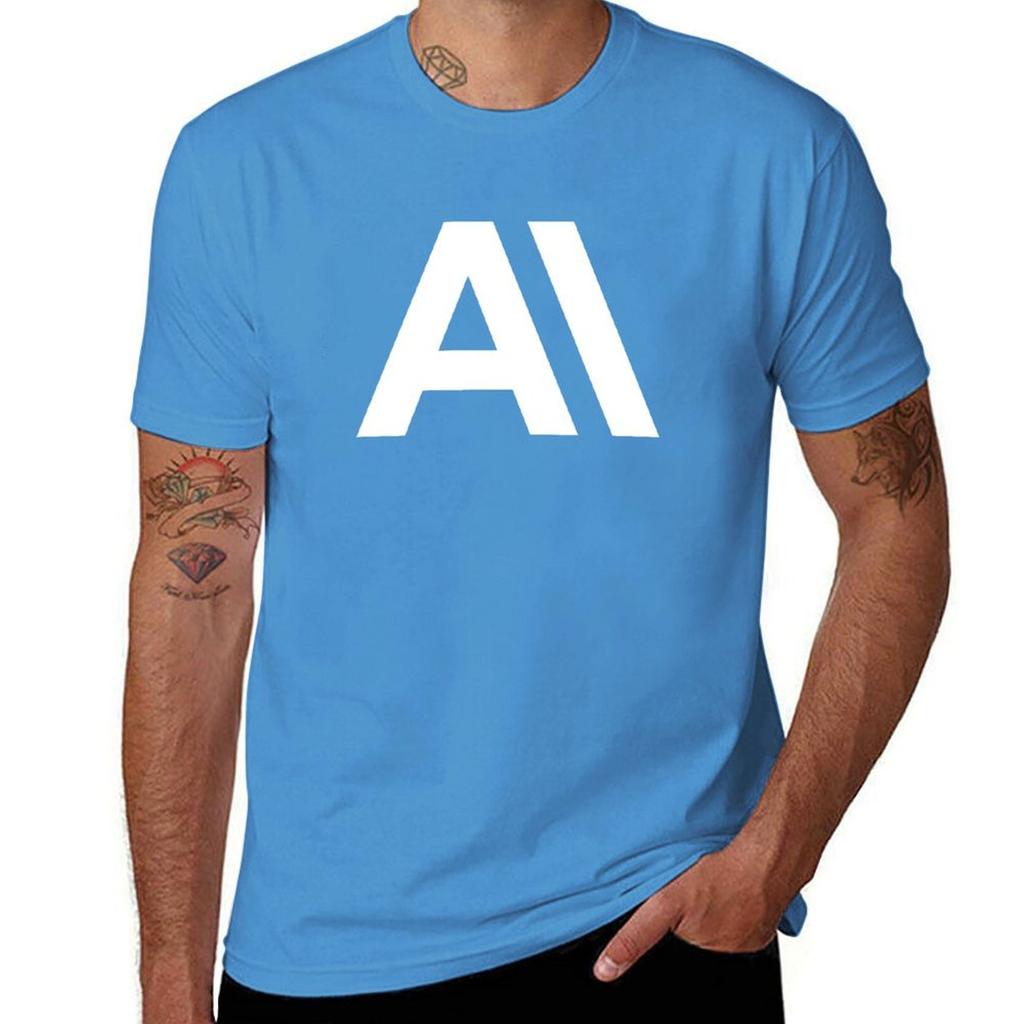 Anthropic AI Icons R1002 T-Shirt Anime Clothes Funnys Blanks Boys Whites Men Graphic T Shirts