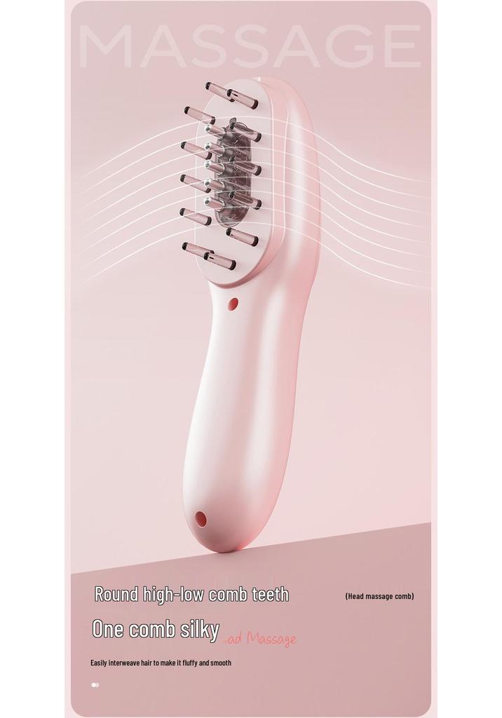 Electric Red Light Hair Growth & Scalp Massage Comb with Liquid Application