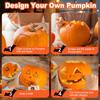 7pcs Halloween Pumpkin Carving Kit Tools Stainless Steel Pumpkin Carving Set Premium Heavy Duty Carving Set DIY Carving Tools