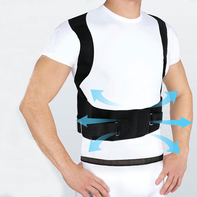 Hot Sale Factory Direct High Quality Adjustable Posture Corrector Waist Brace with Shoulder Back Support