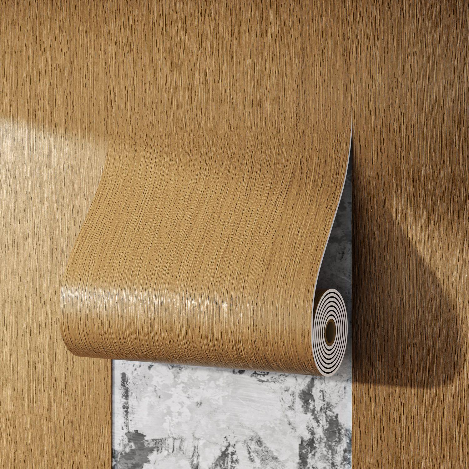 

Thick Wood Grain Self Adhesive Wallpaper Waterproof Moisture Proof Decorative Wall Sticker Background Decor