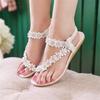 Women Sandals Summer Style Bling Bowtie Fashion Peep Toe Jelly Shoes Sandal Flat Shoes Woman 3 Colors