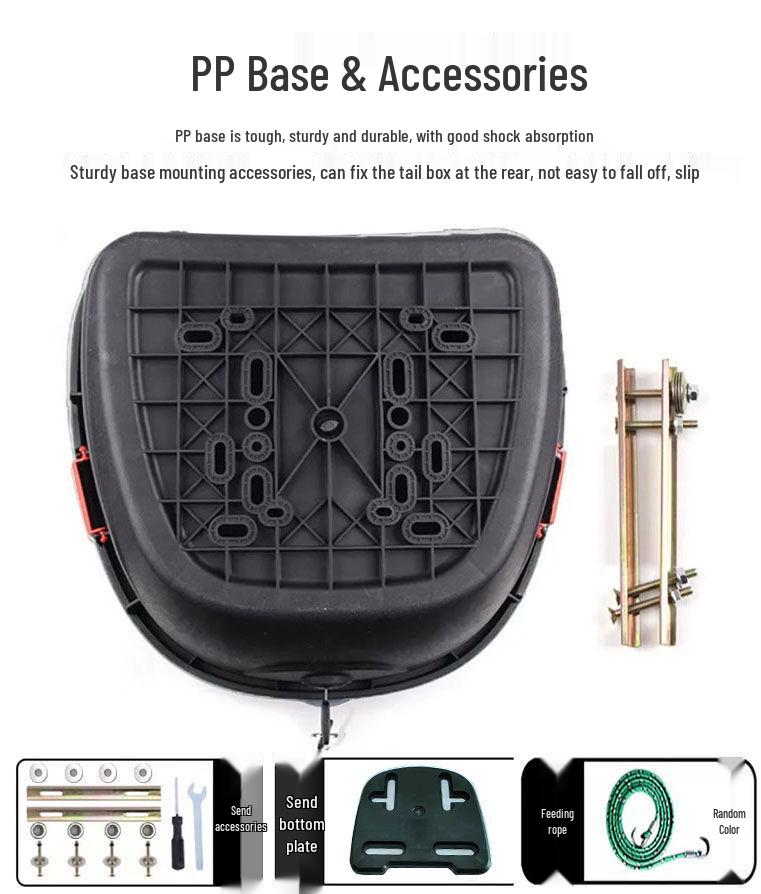 Universal Electric Vehicle Trunk & Storage Box for Motorcycles and Scooters