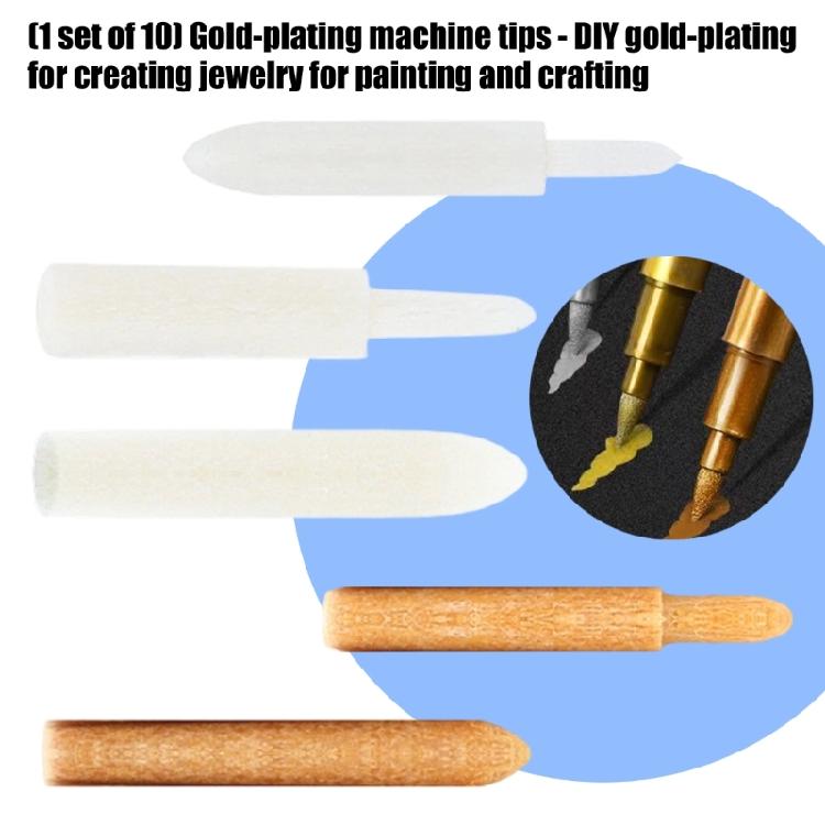Jewelry Electroplating Machine Replacement Tips High Quality Rubber Gold Plating Tool Accessories Rubber Pen Tips