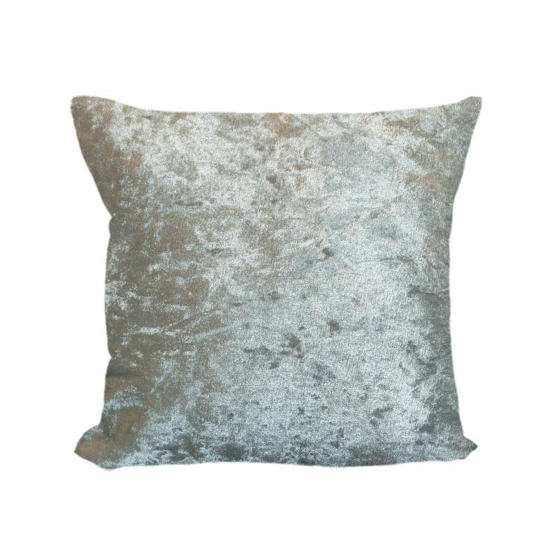 Short Plush Pillowcase Ins Style Solid Color Simple Pillow Sofa Cushion Flannel Pillow Light Luxury