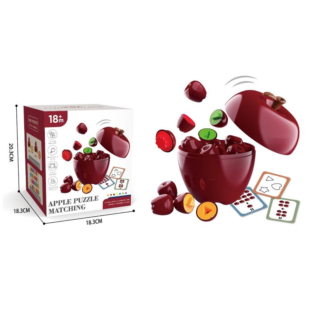 

Развивающая игрушка для мелкой моторики Геометрическая форма Игрушка Монтессори Милая игрушка для сортировки по форме Игрушка-домик красный