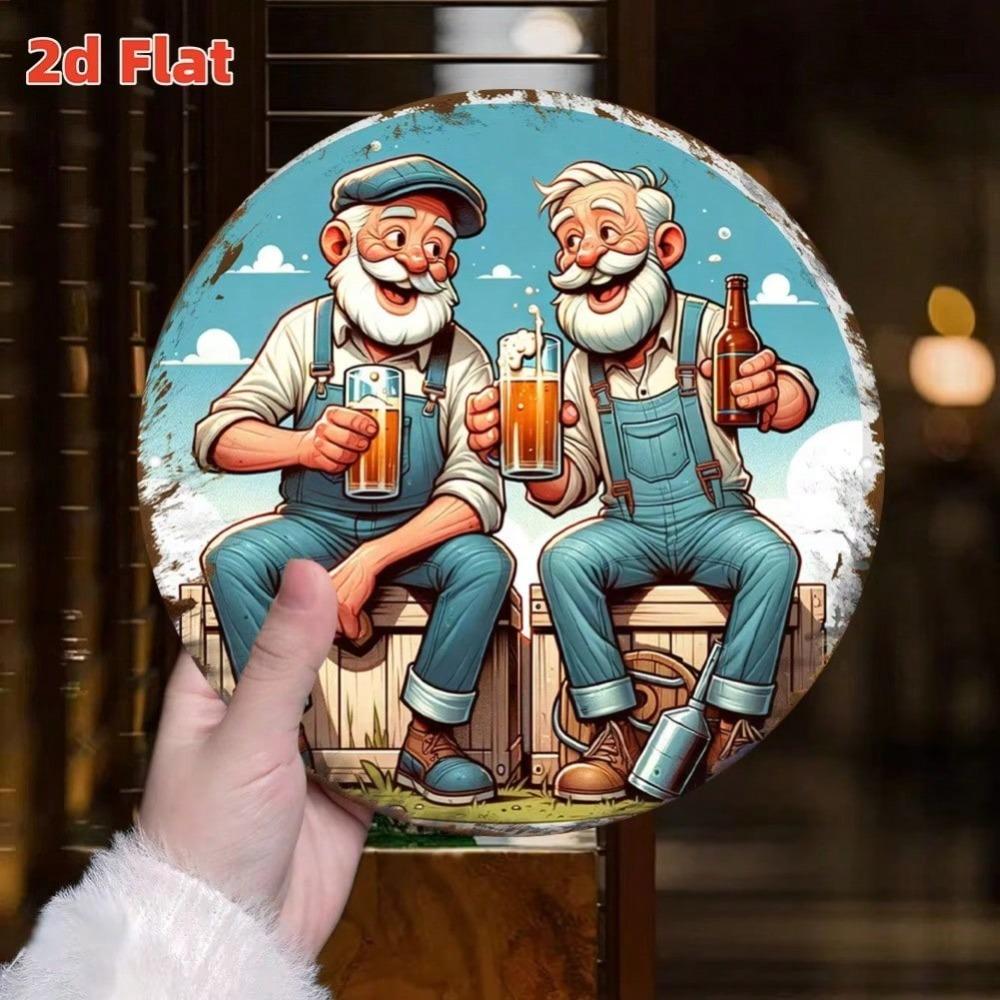 Waterproof Dustproof Metal Tin Sign for Indoor Outdoor Wall Decor