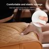 SEAMETAL 3 IN 1 Car Armrest Cushion Memory Foam Height Pad PU Leather Tissue Box with 2 Cup Holder