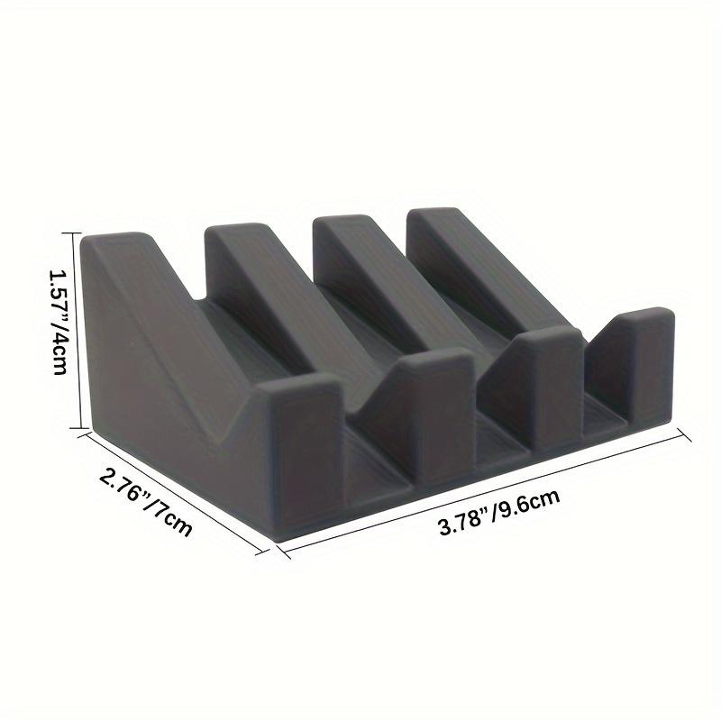 1pc Soap Dish Silicone Drain Tray Bathroom Storage Holder, Silicone Soap Tray
