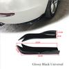 Universal Car Rear Bumper Spoiler Canards Fins Anti-Crash Diffuser Lip Wrap Kits