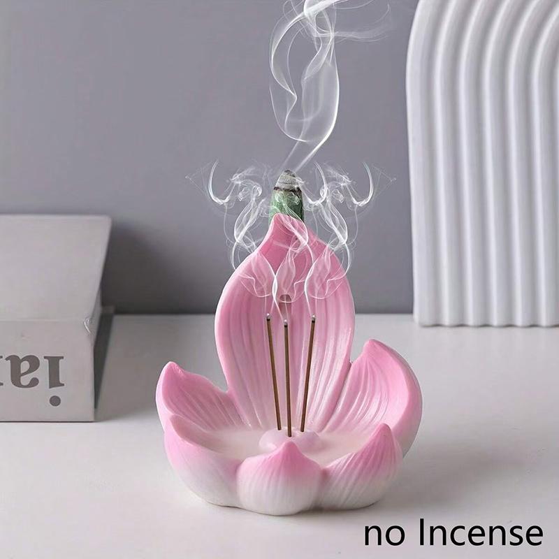 Incense Burner Stick Holder Buddhism Lotus Line Incense Plate Sandalwood Coil Base Temples Yoga Studios Home Decoration