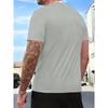 Men's Summer Casual Loose Size 100% Cotton It's An Old School Thing Print Round Neck Short Sleeve T-shirt Top