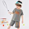 Kids' Quick-Dry Breathable Sports Set: Short Sleeve T-Shirt & Shorts for Soccer - Boys & Girls Summer Activewear