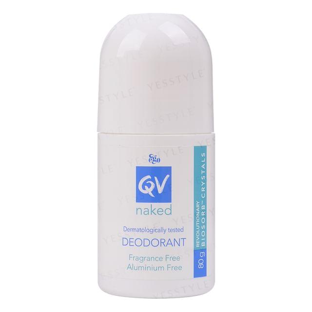 ego - QV Naked Deodorant Roll-On Fragrance Free - 80g