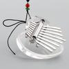 Mini 8 Tasten Kalimba Kristall Transparent Daumen Klavier Bär Herz Katze Wasser Tropfen Form Mbira Musikalisches Werkzeug