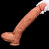 43*7.3 cm Ekstra Büyük Anal Plug Sıvı Silikon Yapay Yapay Penis Yetişkin Seks Oyuncak Fisitng Penis üzerinde Kayış Büyük Dick Gerçekçi Horoz