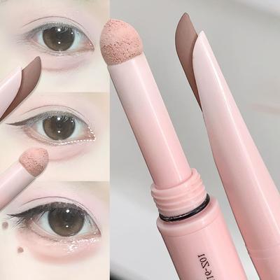 Creion Eyeliner Vierme de Mătase Dublu Cap Scântei de Diamant Mat Creion Aegyosal Cremă de Ochi Iluminatoare Highligher Machiaj Ochi