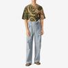 Kenzo Casual Pants Men's Gray Blue Moderate Cargo Pants FB55PA4319SA-94