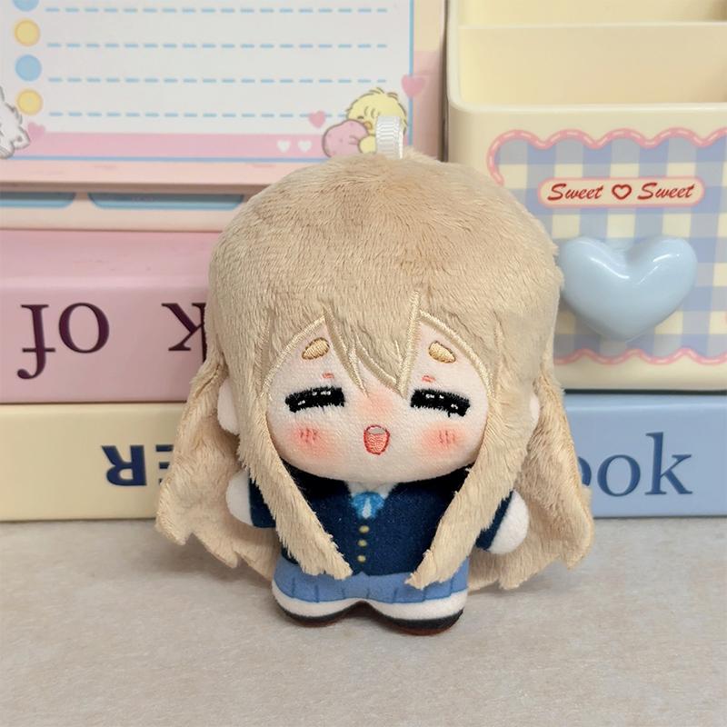 Cute Anime Mio Yui Azusa Plush Doll 10Cm Tsumugi Ritsu Stuffed Doll Keychain Pendant Anime Peripheral Fans Gifts
