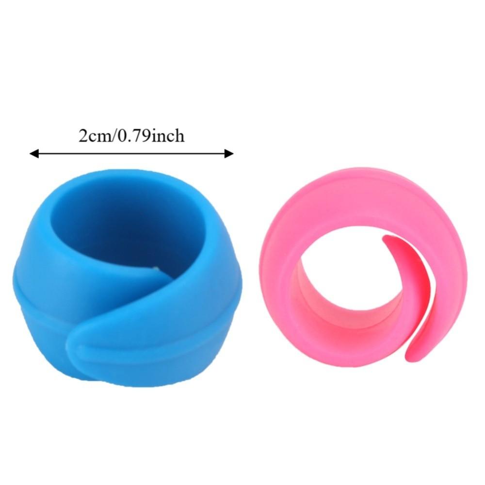 40 pièces Attache-bobines en silicone Bobines colorées Clips Économiseurs de bobines de fil Empêchent le déroulement