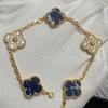 Nuova Versione Bracciale Quadrifoglio Cinque Fiori Agata Rossa Naturale Madreperla Bianca Bracciale da Donna Bracciale Laser