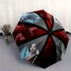 1pc Resident Evil Theme Automatic Folding Umbrella - 3 Folding Design, Vivid Cartoon Pattern, Suitable for Outdoor Activities, A Gift for Fans In