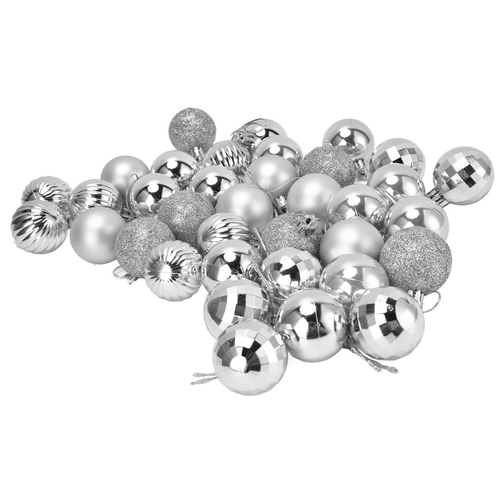 36Pcs Christmas Tree Ornaments Shatterproof Hanging Decorations Xmas Pendant for Festival Holiday Party