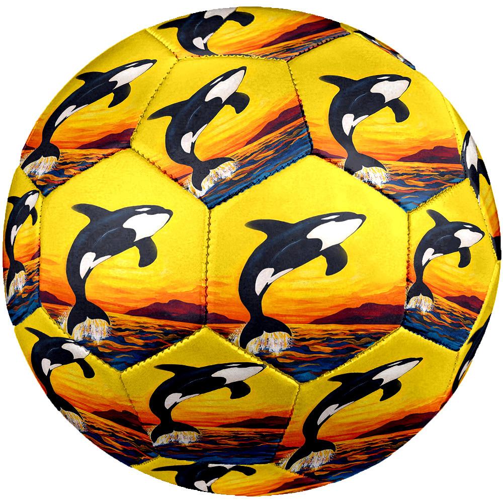 1pc Orca Sunset Size 5 Soccer Ball Professional Match Training Football Indoor &Outdoor Sports Ball Lightweight Durable C65116
