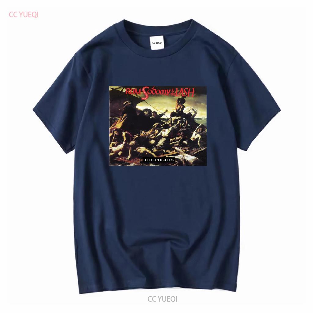 NEW THE POGUES T SHIRT Rum Sodomy and Lash S 5XL Long or Short Sleeves Vintage Washed Soft Breathable Fashion Streetwear Homme