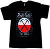 Pink Floyd The Wall Pánské Černé Tričko s Kapelou Unisex
