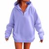 Women's Fashion Casual Long Sleeve Solid Color Hooded Sweatshirt Tops