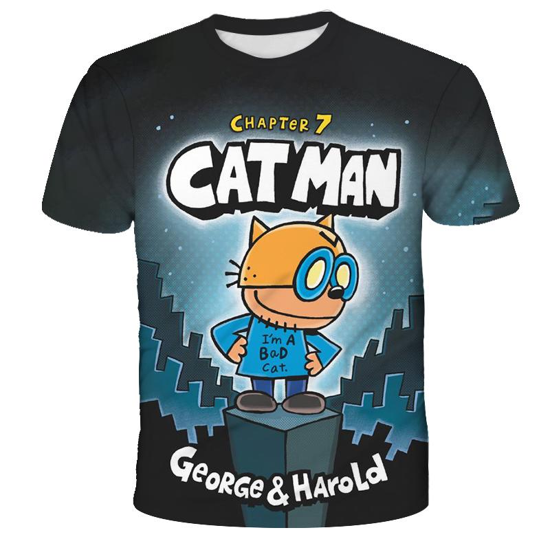 

Cartoon Anime Dog Boys T-shirts Summer Kids Short Sleeve T-Shirt Cute Fashion Comfortable T-shirt 170 сірий