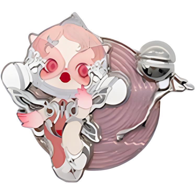 POP MART Skullpanda Sound Collection Kühlschrankmagnete Mystery Boxen, Einzelne Mystery Box