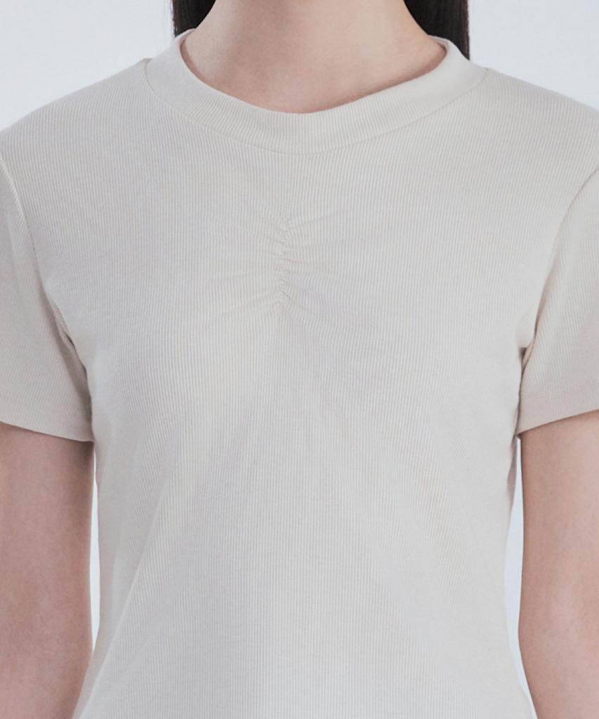 Mausolleum Shell Arm Warmer Top Set - Cream